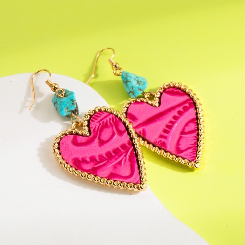 Fashion Jewelry Leather Earrings For Women YWHME-119