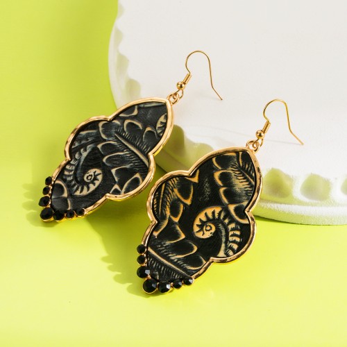 Fashion Jewelry Leather Earrings For Women YWHME-120