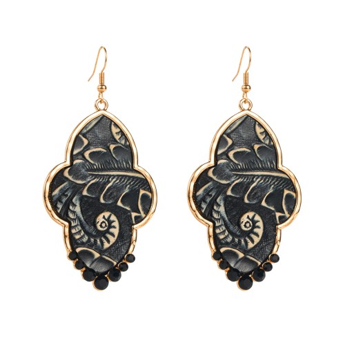 Fashion Jewelry Leather Earrings For Women YWHME-120