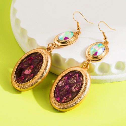 Fashion Jewelry Leather Earrings For Women YWHME-122