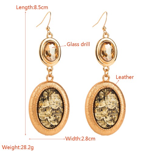 Fashion Jewelry Leather Earrings For Women YWHME-122