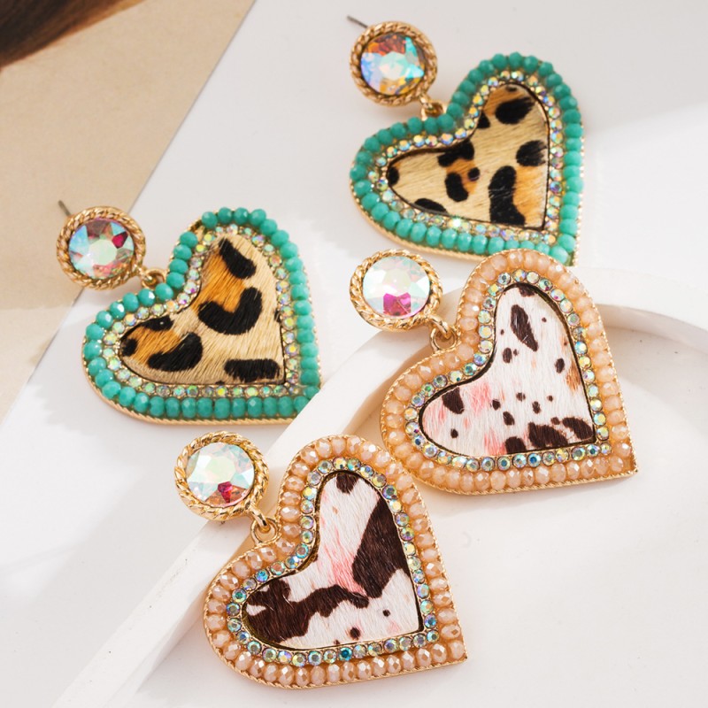 Fashion Jewelry Leather Earrings For Women YWHME-124 