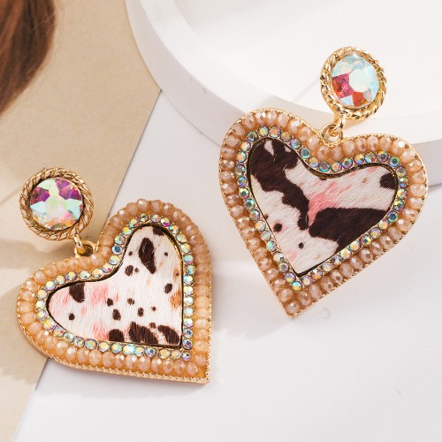 Fashion Jewelry Leather Earrings For Women YWHME-124