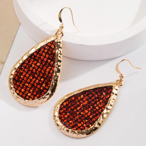 Fashion Jewelry Leather Earrings For Women YWHME-125