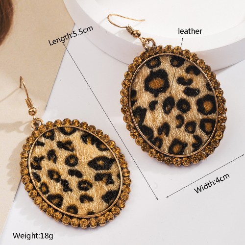 Fashion Jewelry Leather Earrings For Women YWHME-126