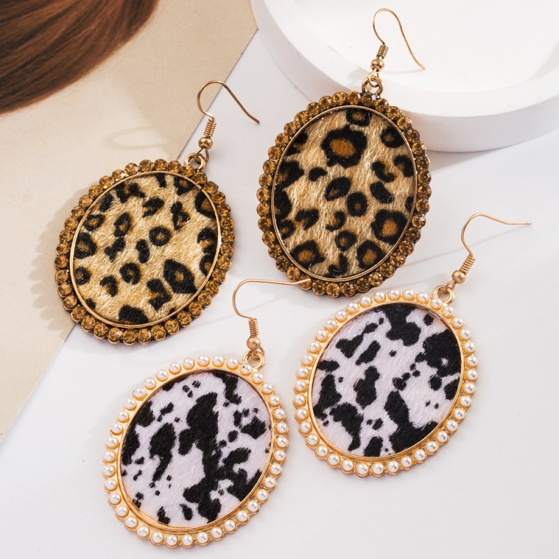 Fashion Jewelry Leather Earrings For Women YWHME-126 