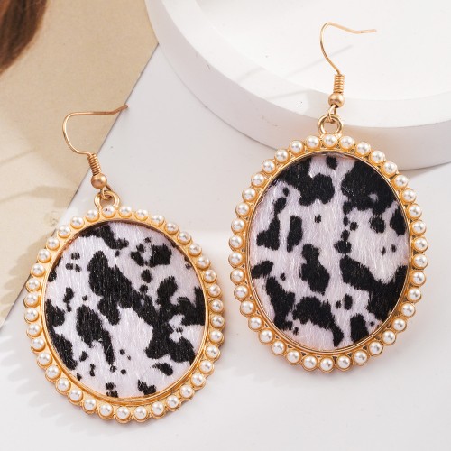 Fashion Jewelry Leather Earrings For Women YWHME-126