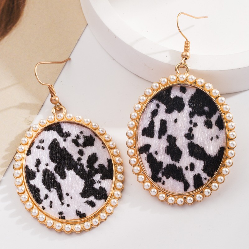 Fashion Jewelry Leather Earrings For Women YWHME-126 