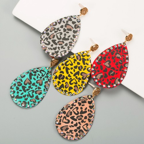 Fashion Jewelry Leather Earrings For Women YWHME-13