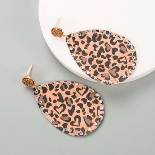 Fashion Jewelry Leather Earrings For Women YWHME-13