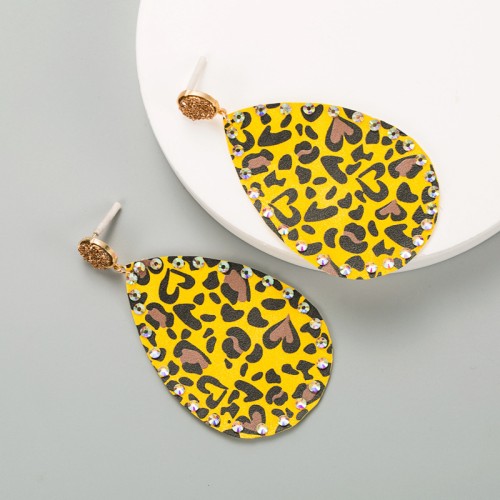 Fashion Jewelry Leather Earrings For Women YWHME-13