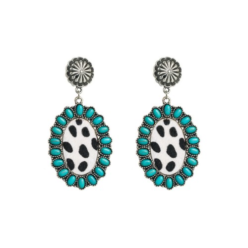 Fashion Jewelry Leather Earrings For Women YWHME-14