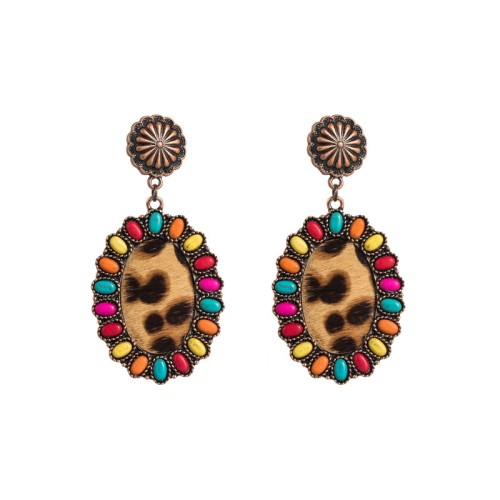 Fashion Jewelry Leather Earrings For Women YWHME-14