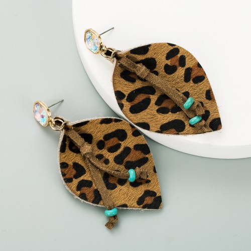 Fashion Jewelry Leather Earrings For Women YWHME-15