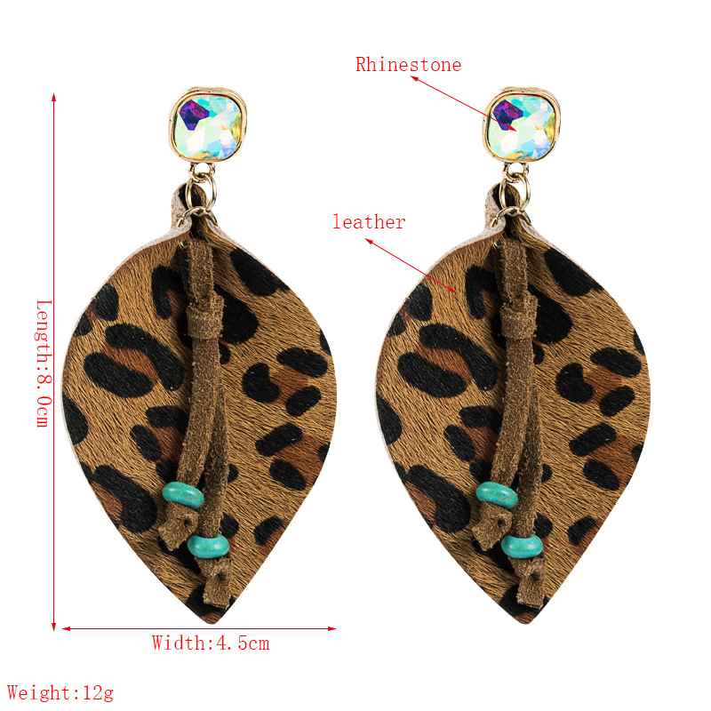 Fashion Jewelry Leather Earrings For Women YWHME-15 