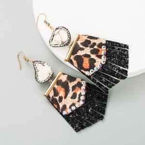 Fashion Jewelry Leather Earrings For Women YWHME-17 