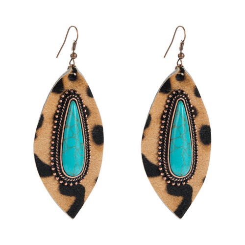 Fashion Jewelry Leather Earrings For Women YWHME-19