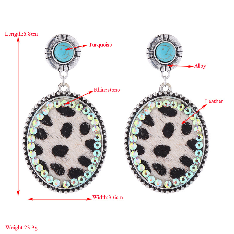 Fashion Jewelry Leather Earrings For Women YWHME-20 