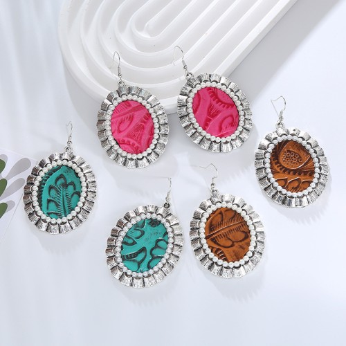 Fashion Jewelry Leather Earrings For Women YWHME-21