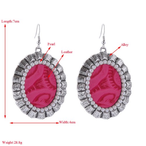 Fashion Jewelry Leather Earrings For Women YWHME-21