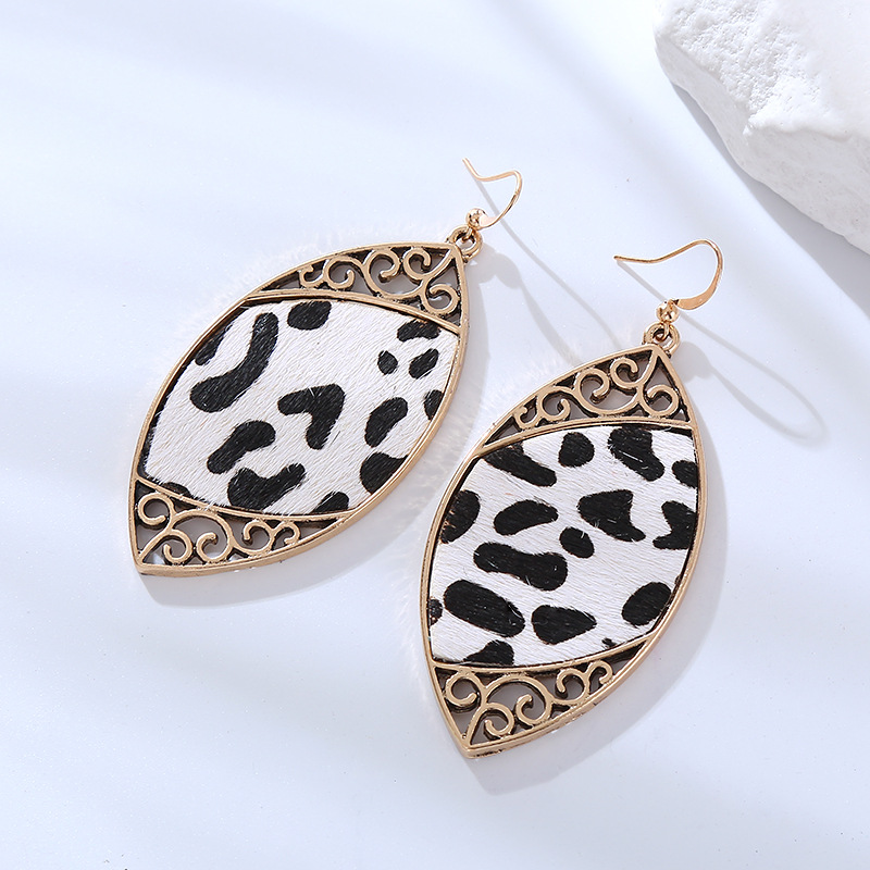 Fashion Jewelry Leather Earrings For Women YWHME-23