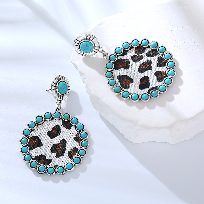 Fashion Jewelry Leather Earrings For Women YWHME-24 