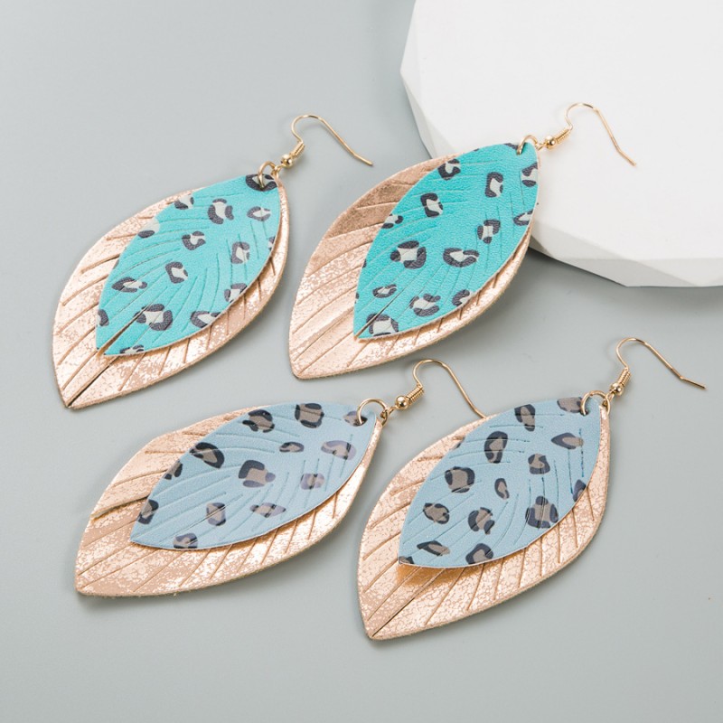 Fashion Jewelry Leather Earrings For Women YWHME-26 