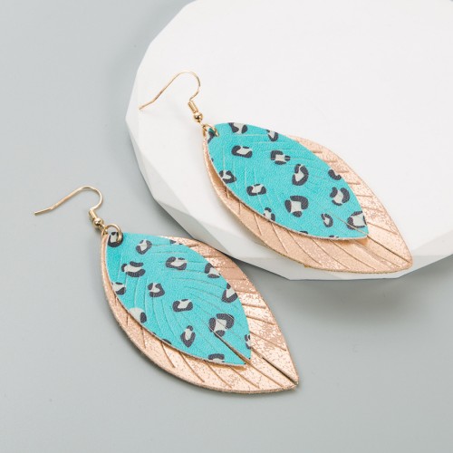 Fashion Jewelry Leather Earrings For Women YWHME-26