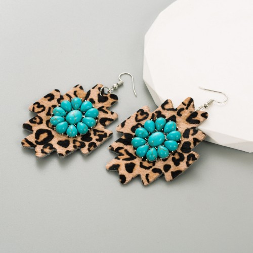 Fashion Jewelry Leather Earrings For Women YWHME-27