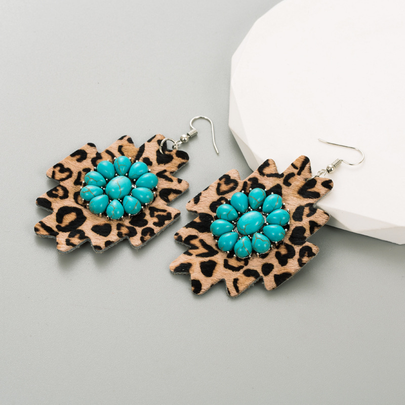 Fashion Jewelry Leather Earrings For Women YWHME-27 