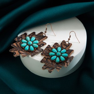 Fashion Jewelry Leather Earrings For Women YWHME-28 