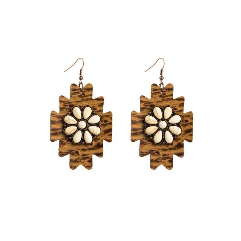 Fashion Jewelry Leather Earrings For Women YWHME-28 