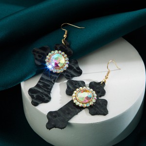 Fashion Jewelry Leather Earrings For Women YWHME-30 