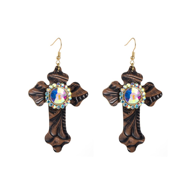 Fashion Jewelry Leather Earrings For Women YWHME-30 