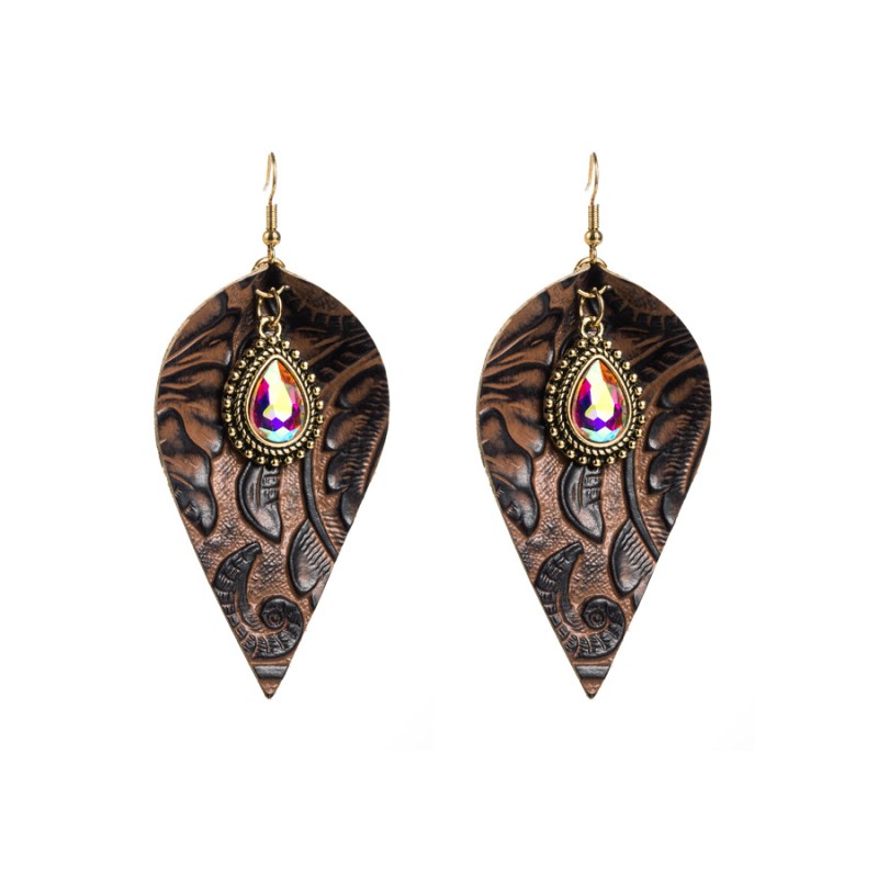 Fashion Jewelry Leather Earrings For Women YWHME-31 