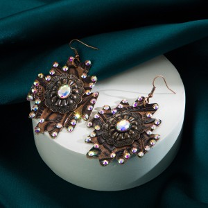 Fashion Jewelry Leather Earrings For Women YWHME-32 