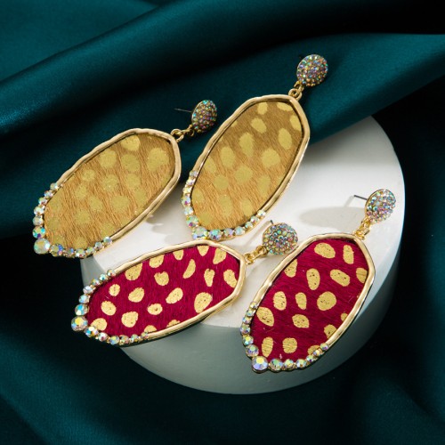 Fashion Jewelry Leather Earrings For Women YWHME-33