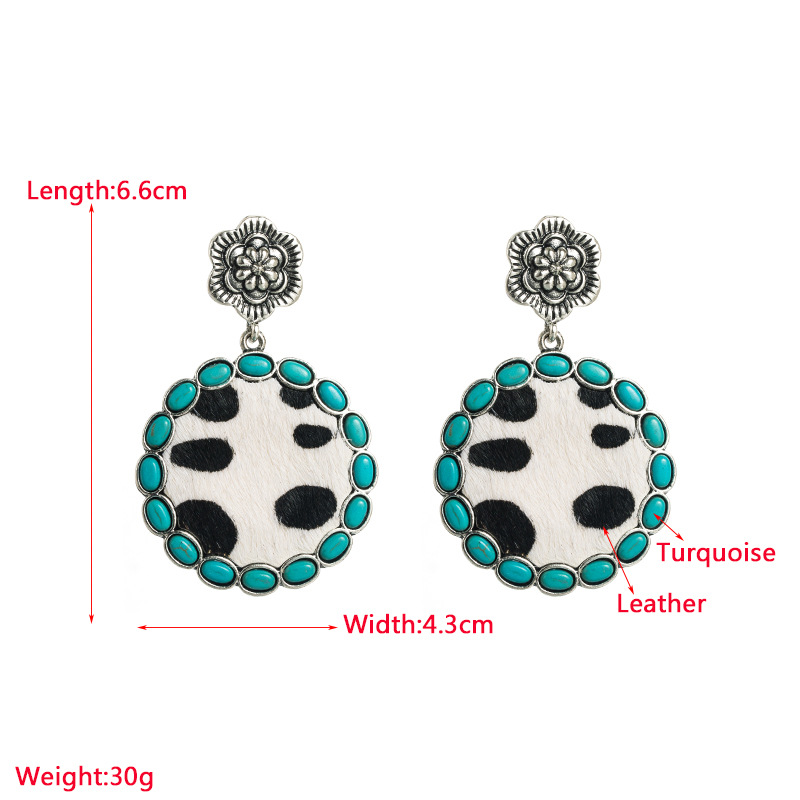 Fashion Jewelry Leather Earrings For Women YWHME-34 