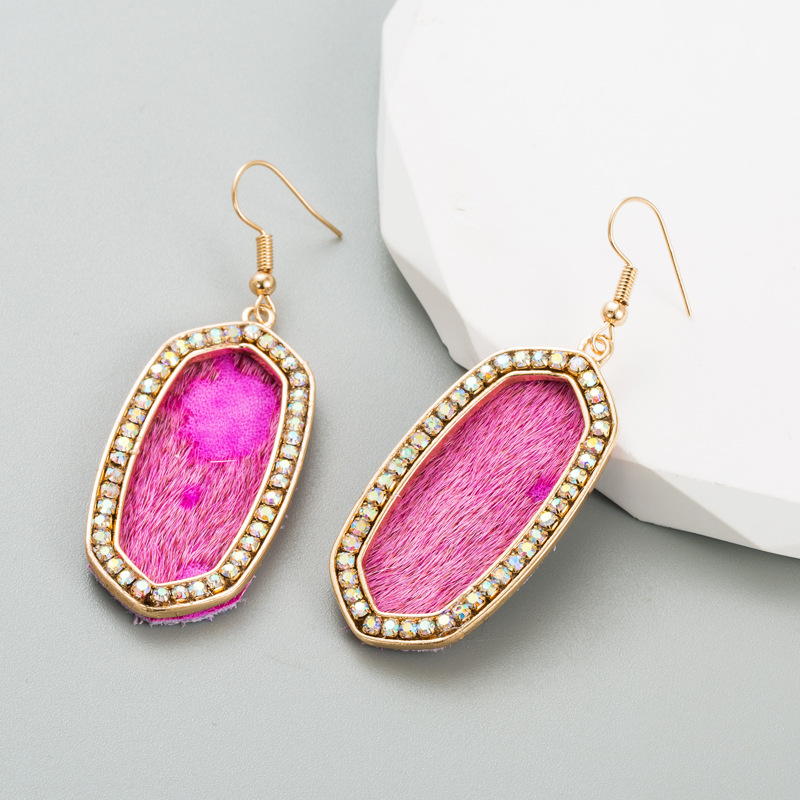 Fashion Jewelry Leather Earrings For Women YWHME-35 