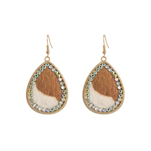 Fashion Jewelry Leather Earrings For Women YWHME-38