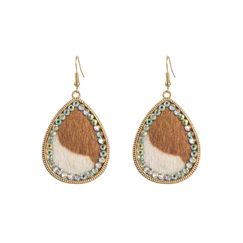 Fashion Jewelry Leather Earrings For Women YWHME-38 