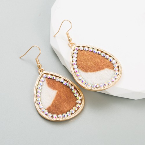 Fashion Jewelry Leather Earrings For Women YWHME-38