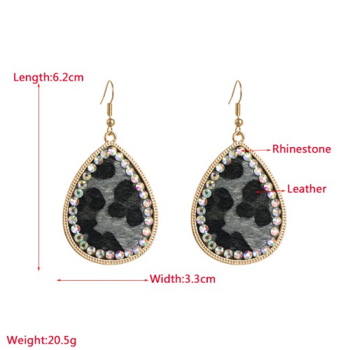 Fashion Jewelry Leather Earrings For Women YWHME-38