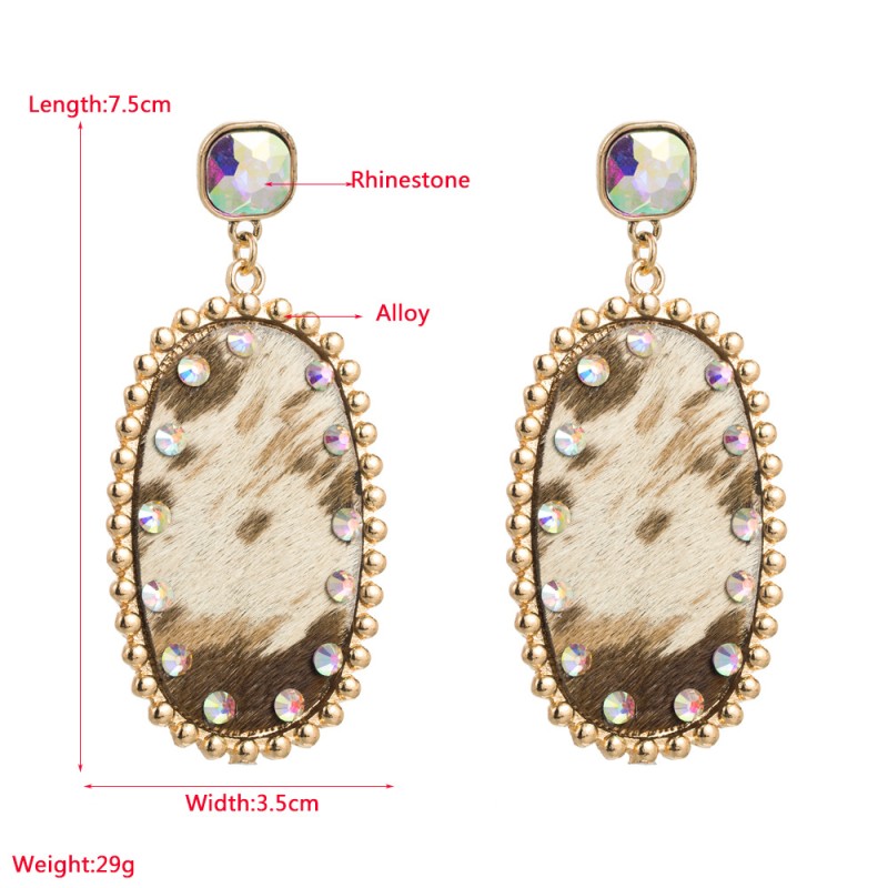 Fashion Jewelry Leather Earrings For Women YWHME-41 