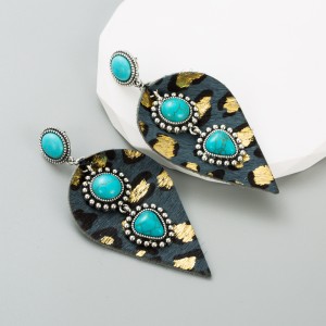 Fashion Jewelry Leather Earrings For Women YWHME-42 