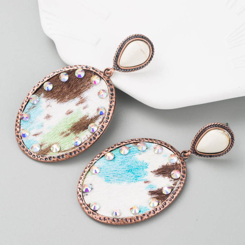 Fashion Jewelry Leather Earrings For Women YWHME-43 