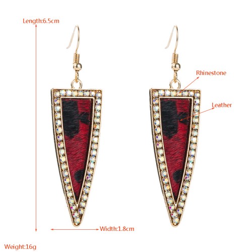 Fashion Jewelry Leather Earrings For Women YWHME-44