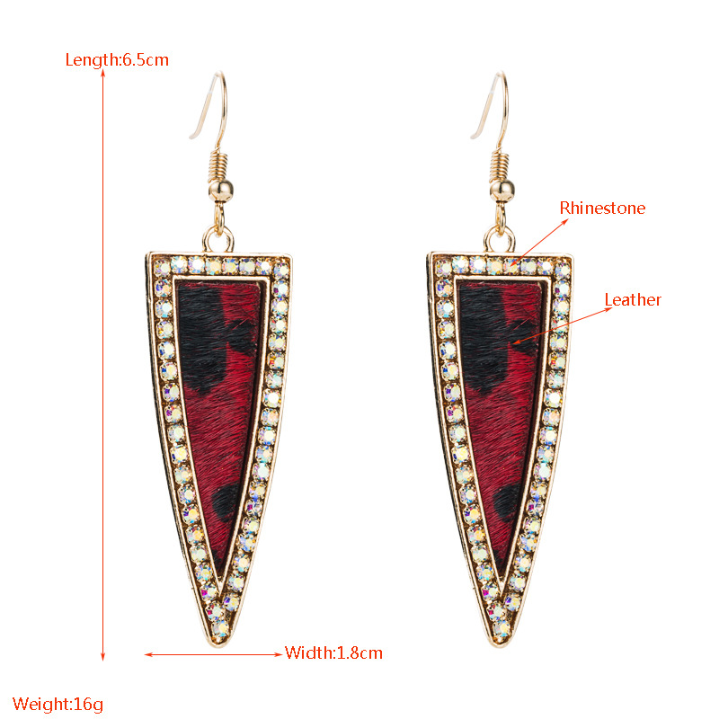 Fashion Jewelry Leather Earrings For Women YWHME-44 