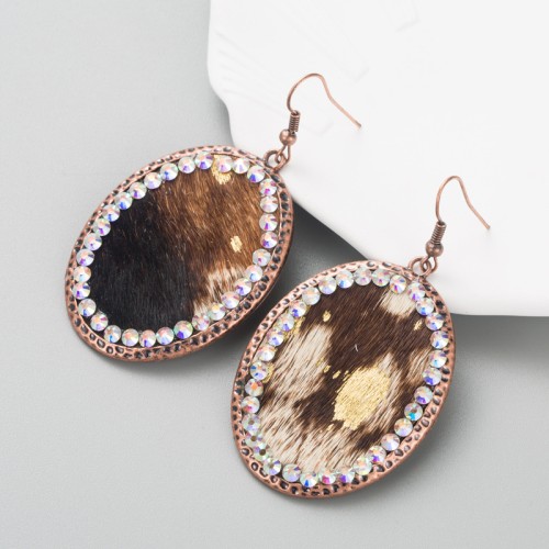 Fashion Jewelry Leather Earrings For Women YWHME-45