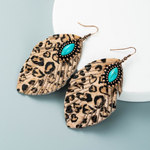 Fashion Jewelry Leather Earrings For Women YWHME-47